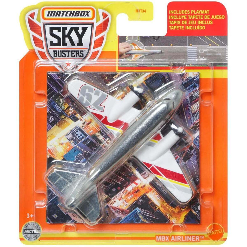 Matchbox Sky Busters 2022 Wave 1 Vehicles MBX Airliner