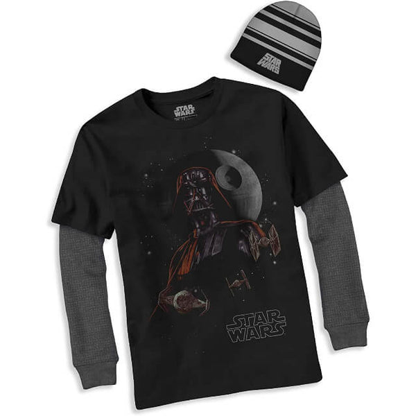 Officially Licensed Star Wars Darth Vader Long Sleeve Men's Shirt