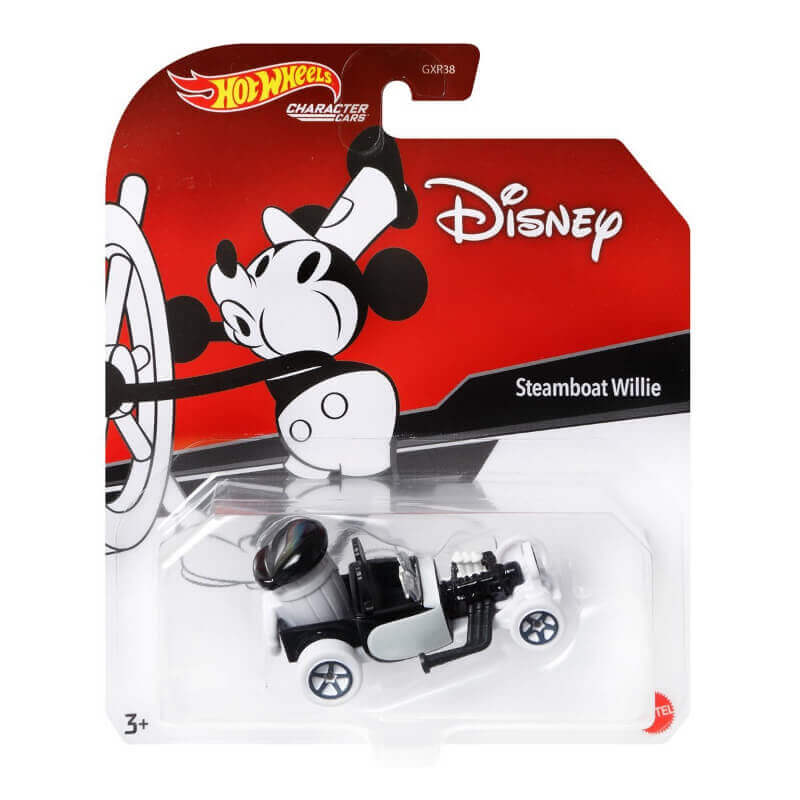 Hot Wheels Disney Character Car Steamboat Willie