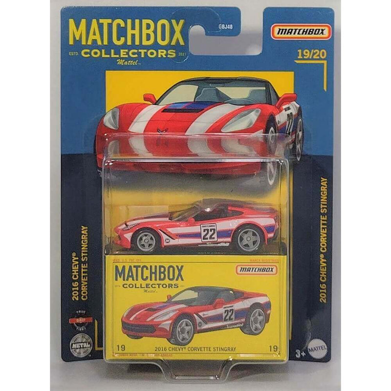 Matchbox 2022 Collectors Series Vehicles 2016 Chevy Corvette Stingray 19/20 HFL98