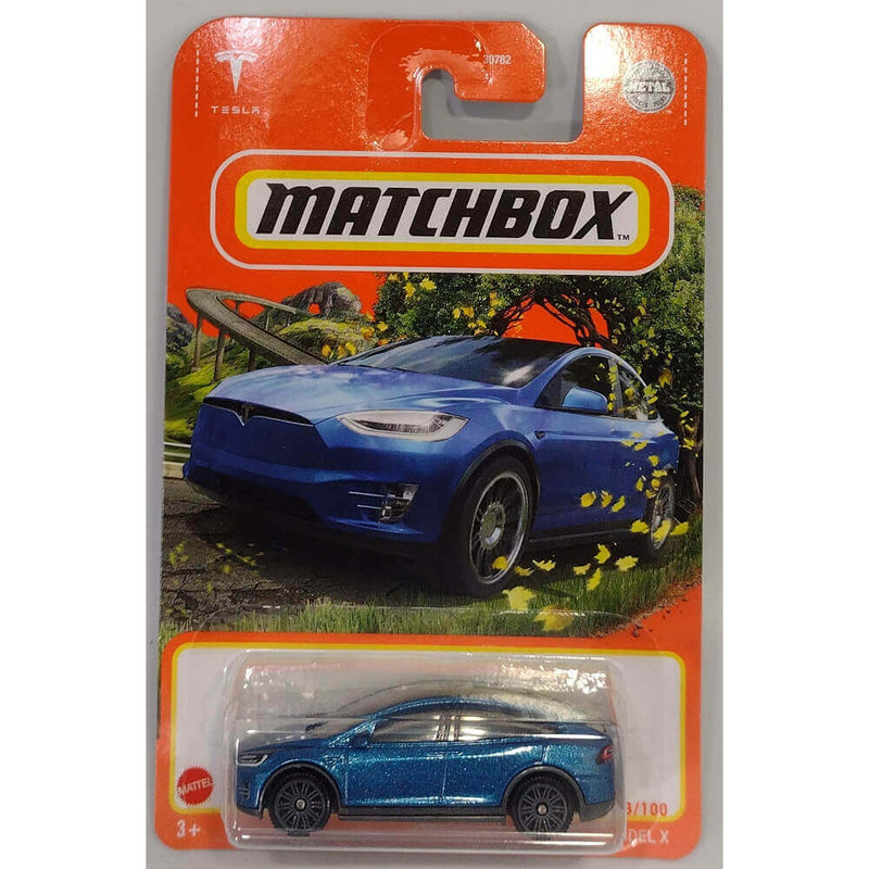 Matchbox Mainline 2022 Cars Tesla Model X 53/100 HFN93
