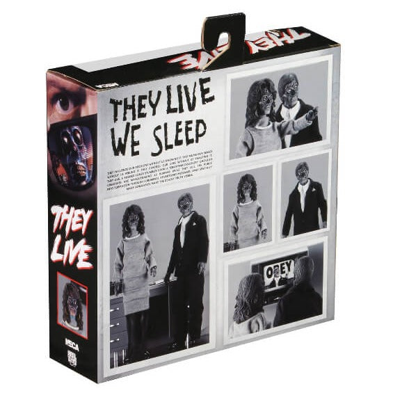 NECA They Live 8" Clothed Action Figures, Alien 2 Pack