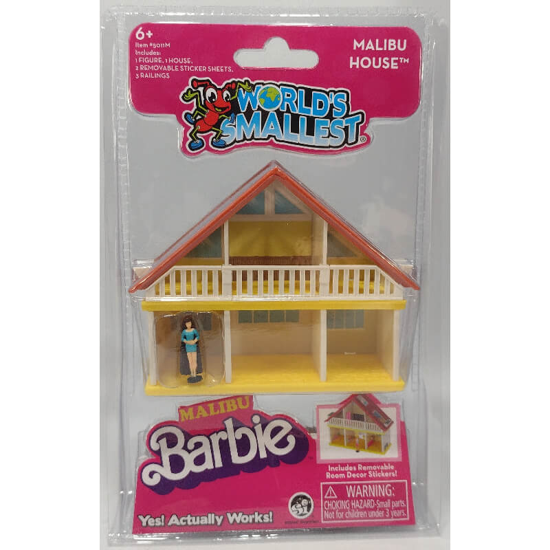  World's Smallest Malibu Barbie Dreamhouse, Totally Hair Barbie