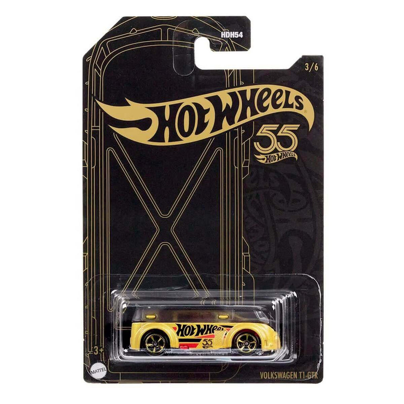 Hot Wheels 2023 Pearl and Chrome Series 1:64 Scale Die-cast Vehicles, Volkswagen  T1-GTR